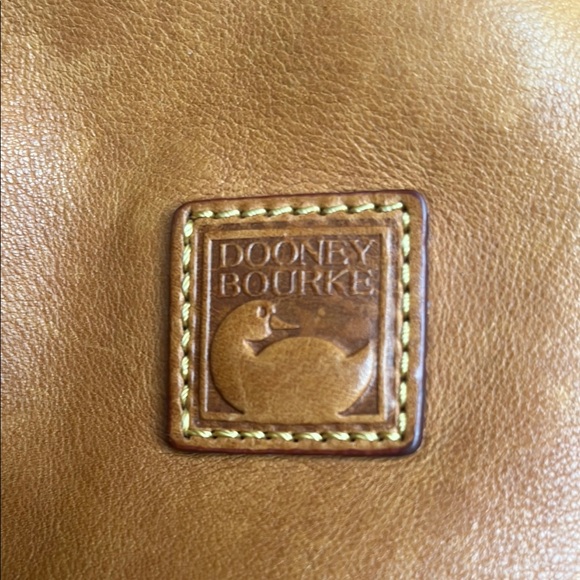 Dooney & Bourke Tan Leather Hobo Bag with Vintage Finish - Picture 2 of 4
